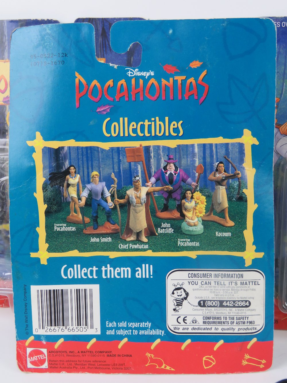 Disney Pocahontas figurines by Mattel including Pocahontas x 2, Kocoum, - Image 3 of 3