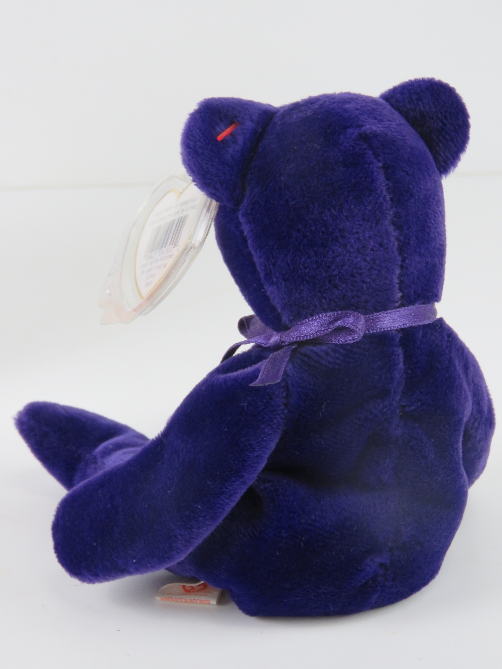 Ty Beanie Babies/Beanie Bears; a rare Indonesian made bear, Princess in plastic case with tag. - Image 5 of 5