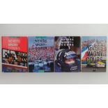 Nevers Magny Cours. 1992, 1993, 1995, and 1996 editions. French text hardcover books.