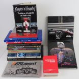 A quantity of assorted F1 themed books including Formula 1 Season Review 2007,