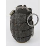 An inert WWII British Mills grenade.