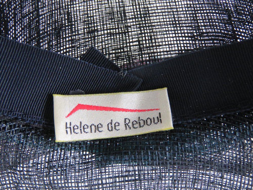 Ladies hat by Helene De Reboul in purples and blues, in box. - Image 3 of 6