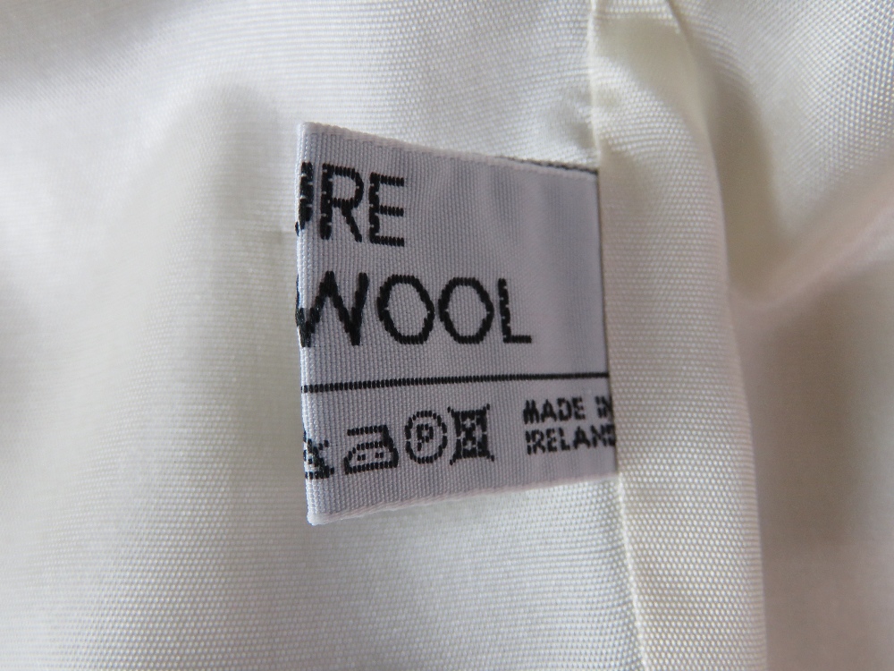 Brian Tucker; Pure new wool ladies 3/4 jacket in pale green, dry clean only label within, - Image 4 of 4