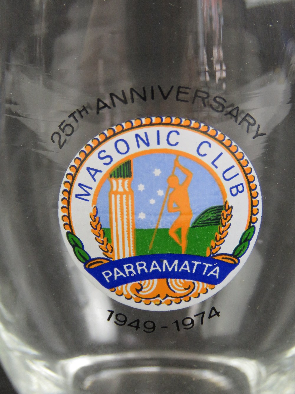 Masonic; A quantity of Masonic mugs and glassware including 25th Anniversary, Ladies Night, - Image 4 of 6