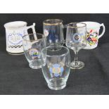 Masonic; A quantity of Masonic mugs and glassware including 25th Anniversary, Ladies Night,