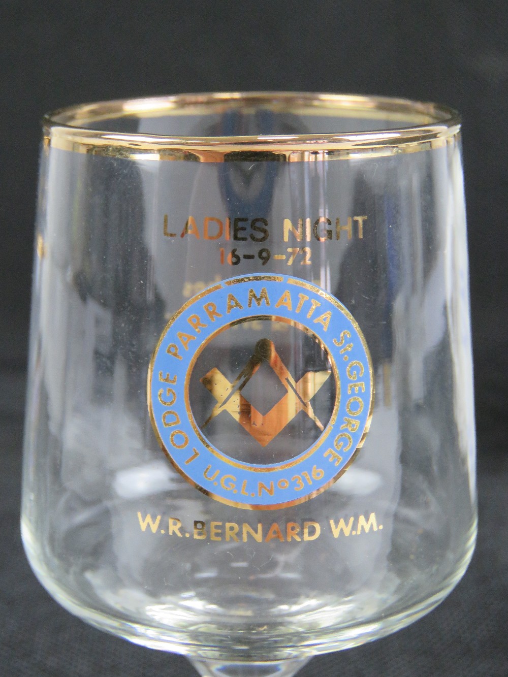 Masonic; A quantity of Masonic mugs and glassware including 25th Anniversary, Ladies Night, - Image 3 of 6