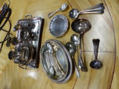 A SILVER CHRISTENING CUP, LONDON 1927 TOGETHER WITH A SILVER CREAM JUG, LONDON 1932, ANOTHER DATED