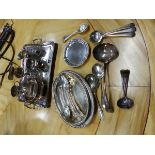 A SILVER CHRISTENING CUP, LONDON 1927 TOGETHER WITH A SILVER CREAM JUG, LONDON 1932, ANOTHER DATED