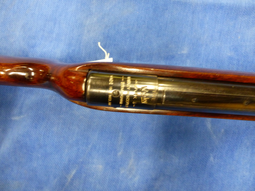 A WEBLEY MK 3 UNDERLEVER AIR RIFLE SERIAL NUMBER A8465 - Image 9 of 18