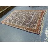 A TURKISH HEREKE CARPET. 293 x 199cms.