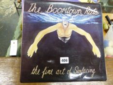 A COLLECTION OF LP RECORDS TO INCLUDE BEATLES, THE SHADOWS, BOOMTOWN RATS, MOODY BLUES, JETHRO