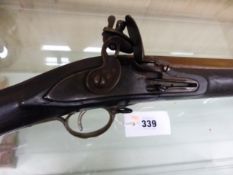 A RARE NEW LAND BRITISH FLINTLOCK SERVICE MUSKET c.1815.