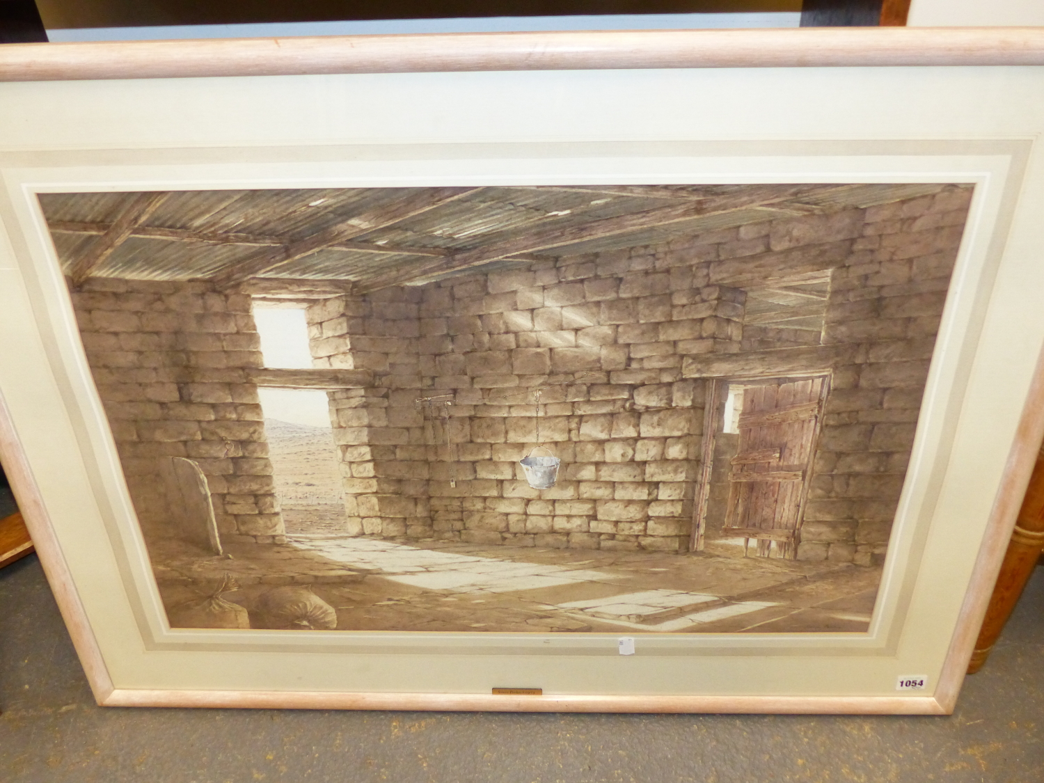 SIMON PARKIN. CONTEMPORARY. ARR. THE STABLE, SIGNED WATERCOLOUR. 49 x 74cms TOGETHER WITH THE OLD - Image 9 of 11