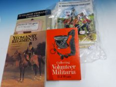 VARIOUS MILITARY RELATED BOOKS.