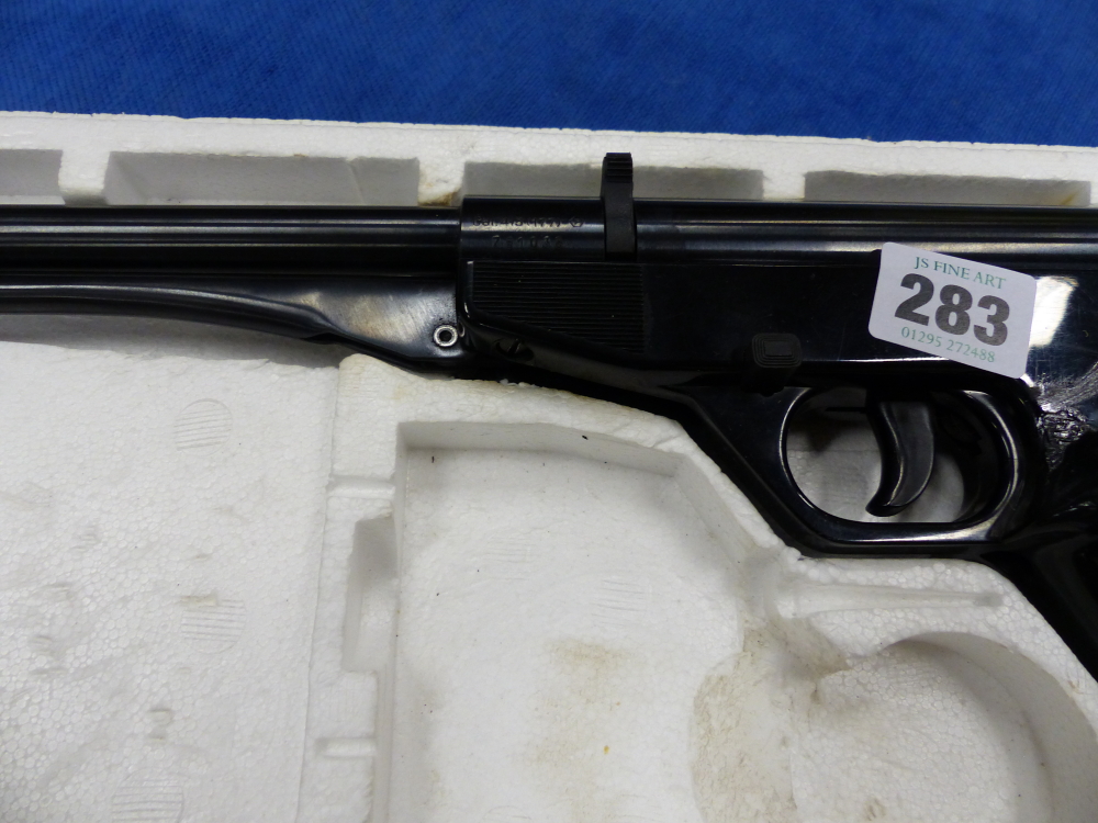 AN EL GAMO .177 CAL UNDERLEVER AIRPISTOL SERIAL NUMBER 751038 - Image 6 of 6