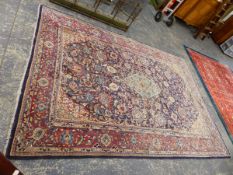 A PERSIAN CARPET OF CLASSICAL DESIGN, 322 x 216cms.