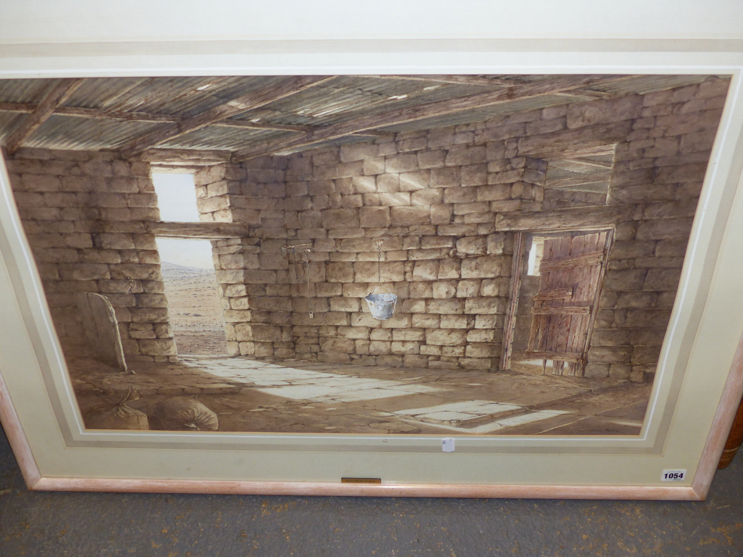 SIMON PARKIN. CONTEMPORARY. ARR. THE STABLE, SIGNED WATERCOLOUR. 49 x 74cms TOGETHER WITH THE OLD - Image 8 of 11