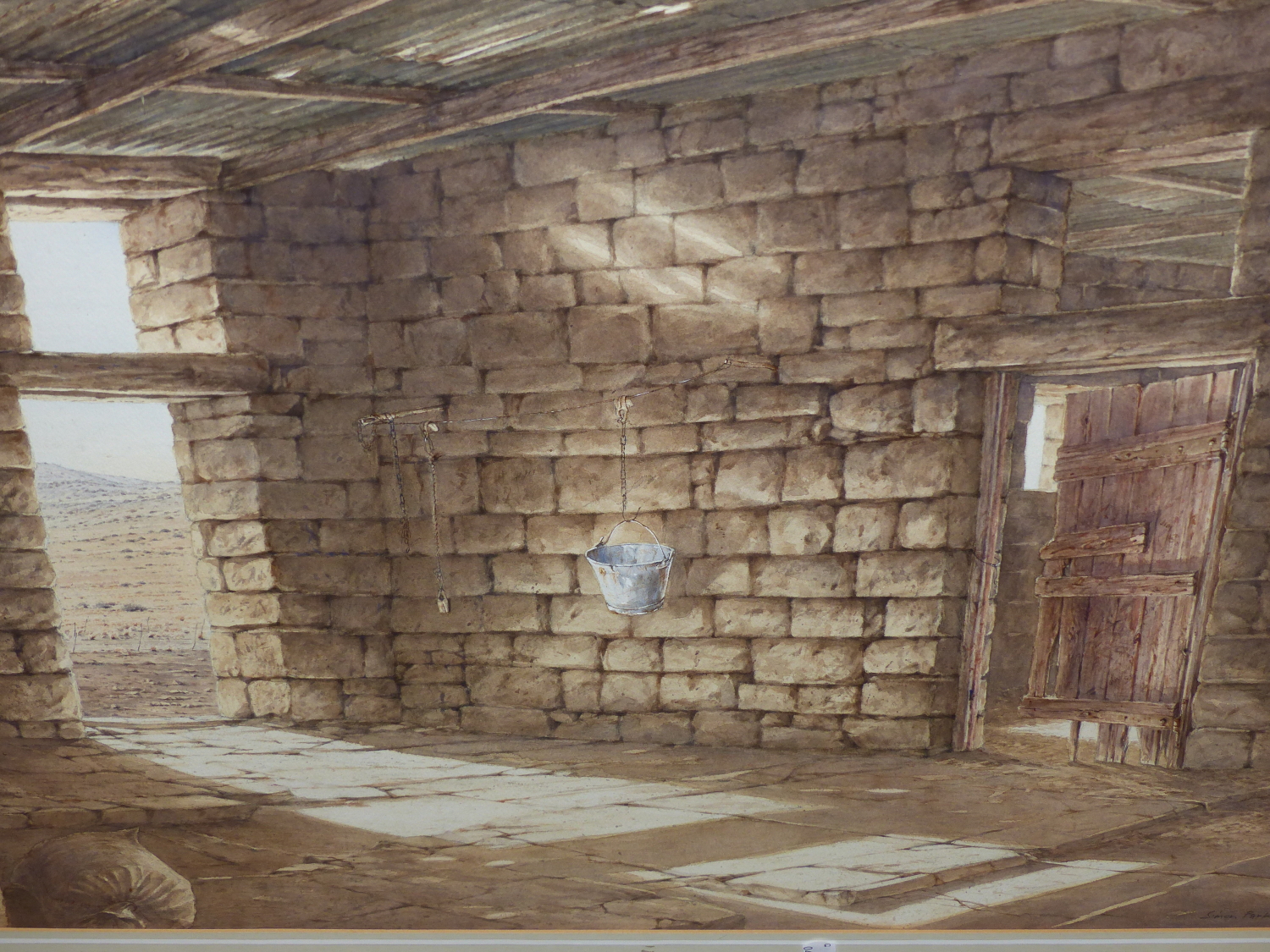 SIMON PARKIN. CONTEMPORARY. ARR. THE STABLE, SIGNED WATERCOLOUR. 49 x 74cms TOGETHER WITH THE OLD - Image 7 of 11