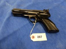 A WEBLEY AND SCOTT TEMPEST AIR PISTOL SERIAL NUMBER (NVN)