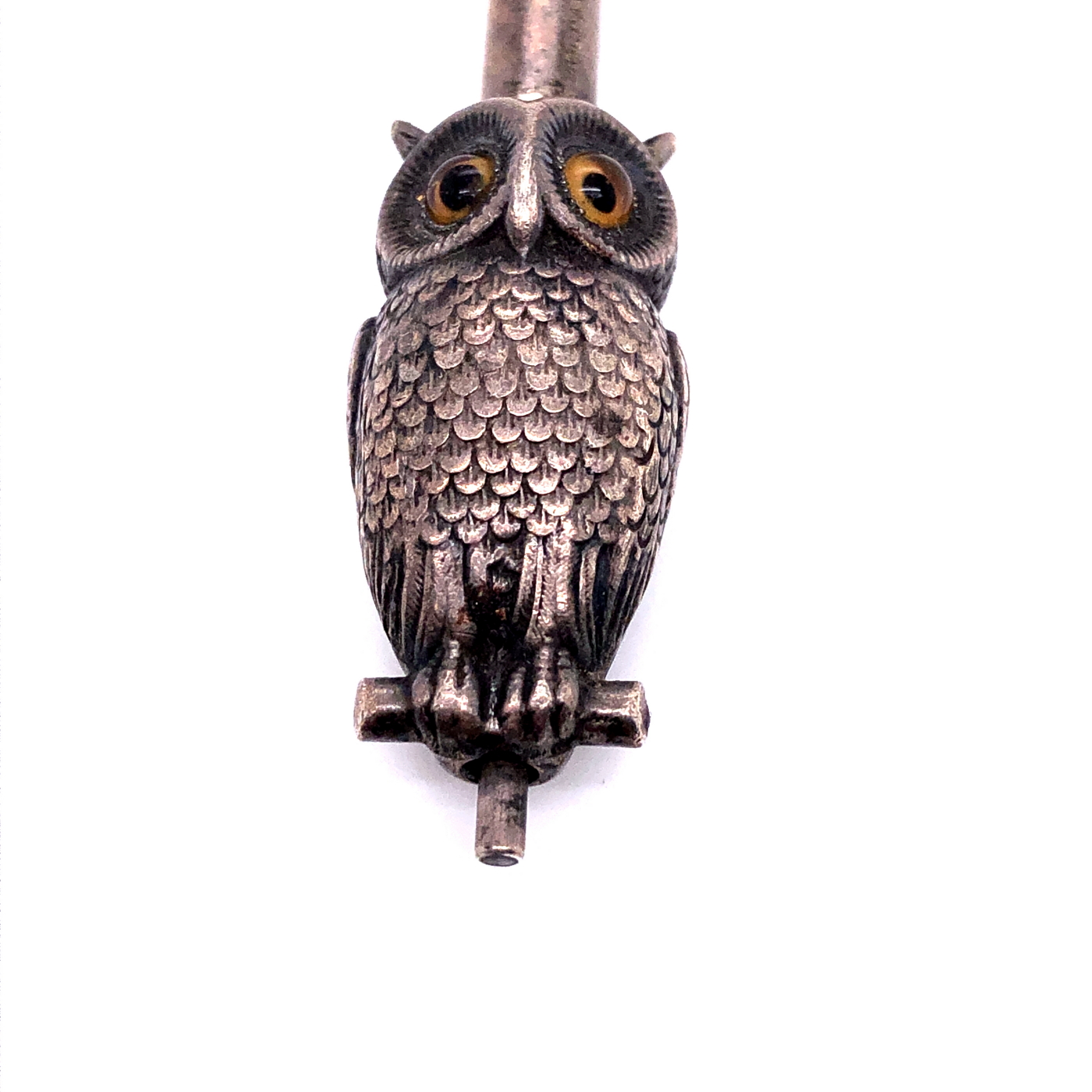 AN S.MORDAN & CO VICTORIAN NOVELTY SILVER OWL PROPELLING PENCIL, THREE VINTAGE GOLD WATCHES, A - Image 19 of 26