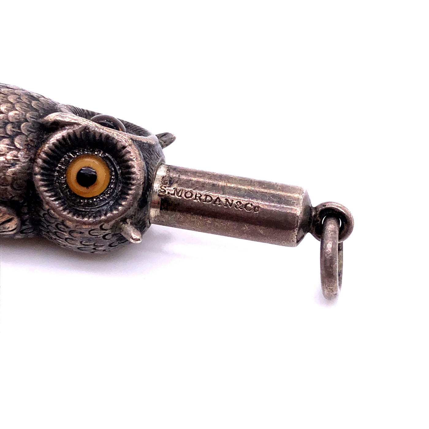 AN S.MORDAN & CO VICTORIAN NOVELTY SILVER OWL PROPELLING PENCIL, THREE VINTAGE GOLD WATCHES, A - Image 23 of 26