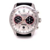 A BREMONT NORTON V4 SS LIMITED EDITION CHRONOMETER NO.042/200. AS NEW COMPLETE WITH TRAVELCASE,