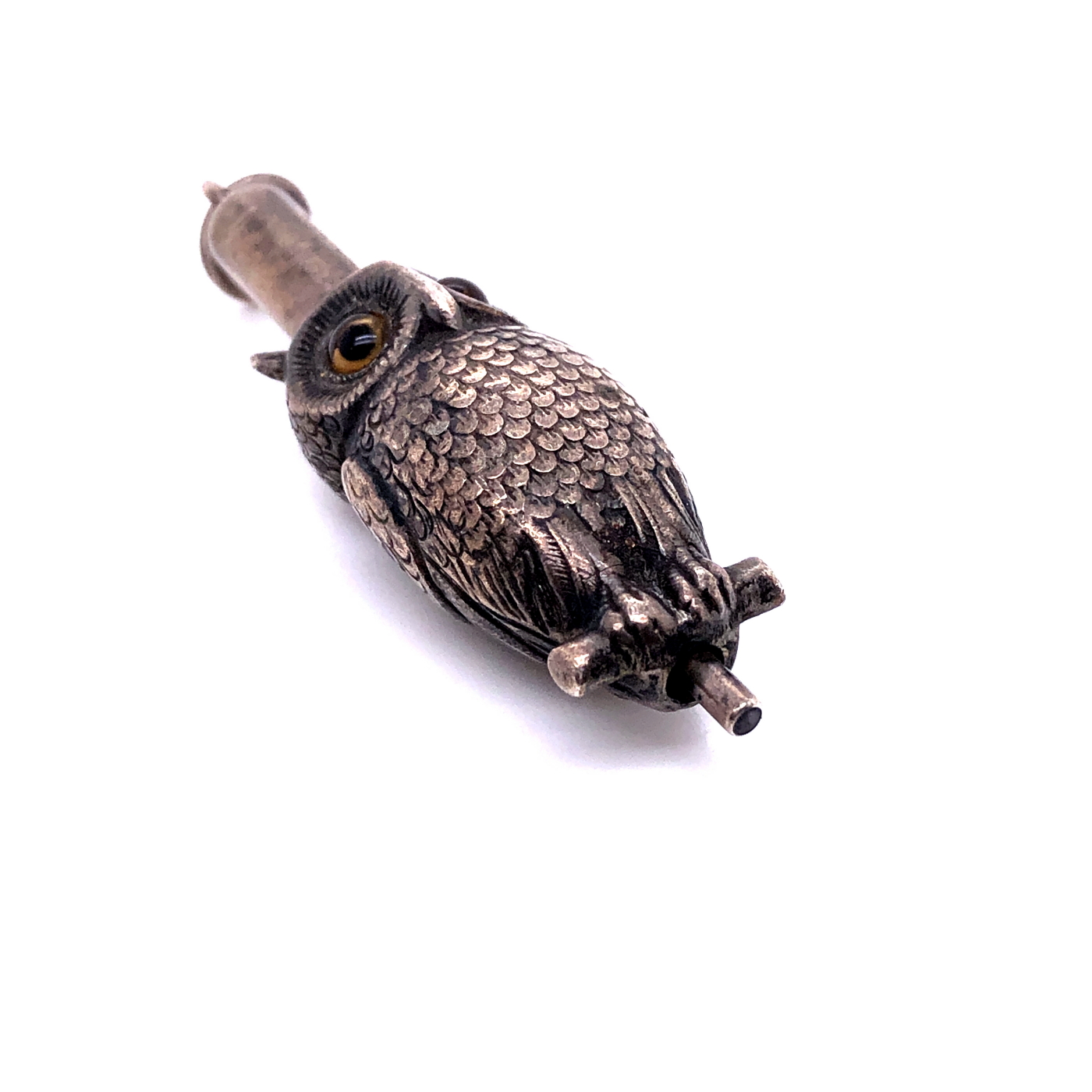 AN S.MORDAN & CO VICTORIAN NOVELTY SILVER OWL PROPELLING PENCIL, THREE VINTAGE GOLD WATCHES, A - Image 24 of 26