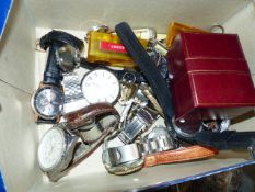 VARIOUS WRIST AND POCKET WATCHES.