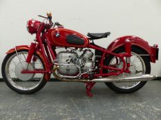 1958 BMW 494CC R50 REGISTRATION NO. 711 XUN FRAME NO. 559124 ENGINE NO. 559124- AN IMPRESSIVE AND