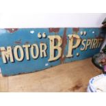 ENAMEL SIGN "BP MOTOR SPIRIT" 135 x 46cms.