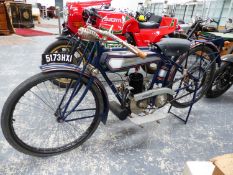 1925 AUTOMOTO 125CC FRAME NO. 50847 ENGINE NO. A811564- A VERY PRESENTABLE LIGHTWEIGHT MOTORCYCLE-