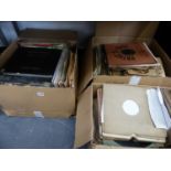 A QUANTITY OF 78 RPM RECORDS.