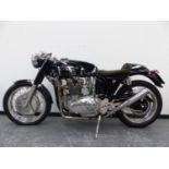 1959 "TRITON"- NORTON FEATHERBED FRAME FITTED WITH 1972 TRIUMPH TRIDENT T150 750CC ENGINE.-