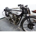 1934 NORTON MODEL 40 350CC ACV 845 -MODIFIED TO 1938 SPECIFICATION- PURCHASED BY OUR VENDOR IN