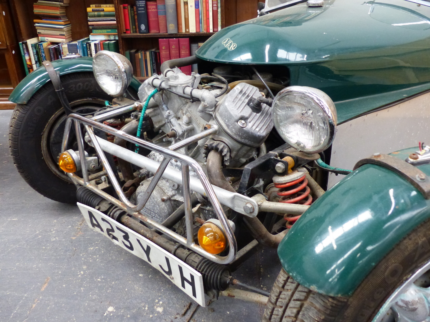 JZR /HONDA THREE WHEELER MORGAN DESIGN KIT CAR.-REGISTRATION NUMBER A23 YJH- FITTED WITH HONDA CX - Image 3 of 41