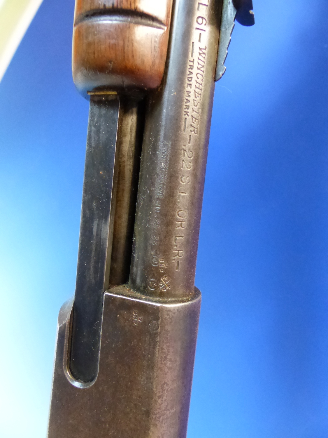 RIFLE- FAC REQUIRED, WINCHESTER M'61 PUMP ACTION .22LR SERIAL NUMBER 31729 ( STOCK NO.3436) - Image 6 of 25