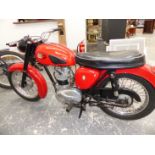 1964 BSA C15 250CC EFD981B- AN OLDER RESTORATION BUT PRESENTED IN READY TO RIDE CONDITION. C/W