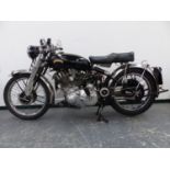 1950 VINCENT RAPIDE SERIES C 998CC REGISTRATION NUMBER JAX 272- ENGINE NUMBER F10AB/1/2907 UPPER