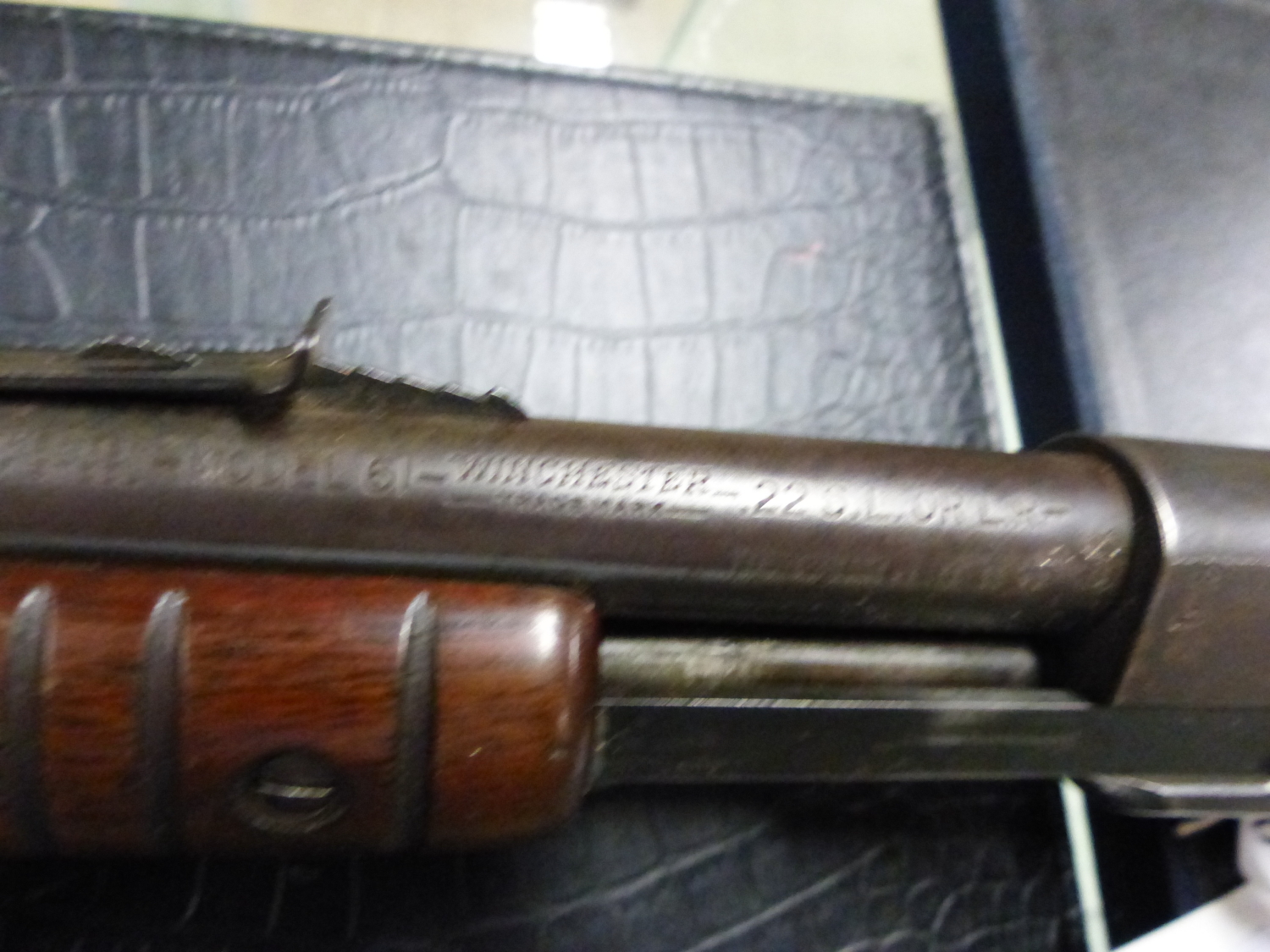 RIFLE- FAC REQUIRED, WINCHESTER M'61 PUMP ACTION .22LR SERIAL NUMBER 31729 ( STOCK NO.3436) - Image 25 of 25