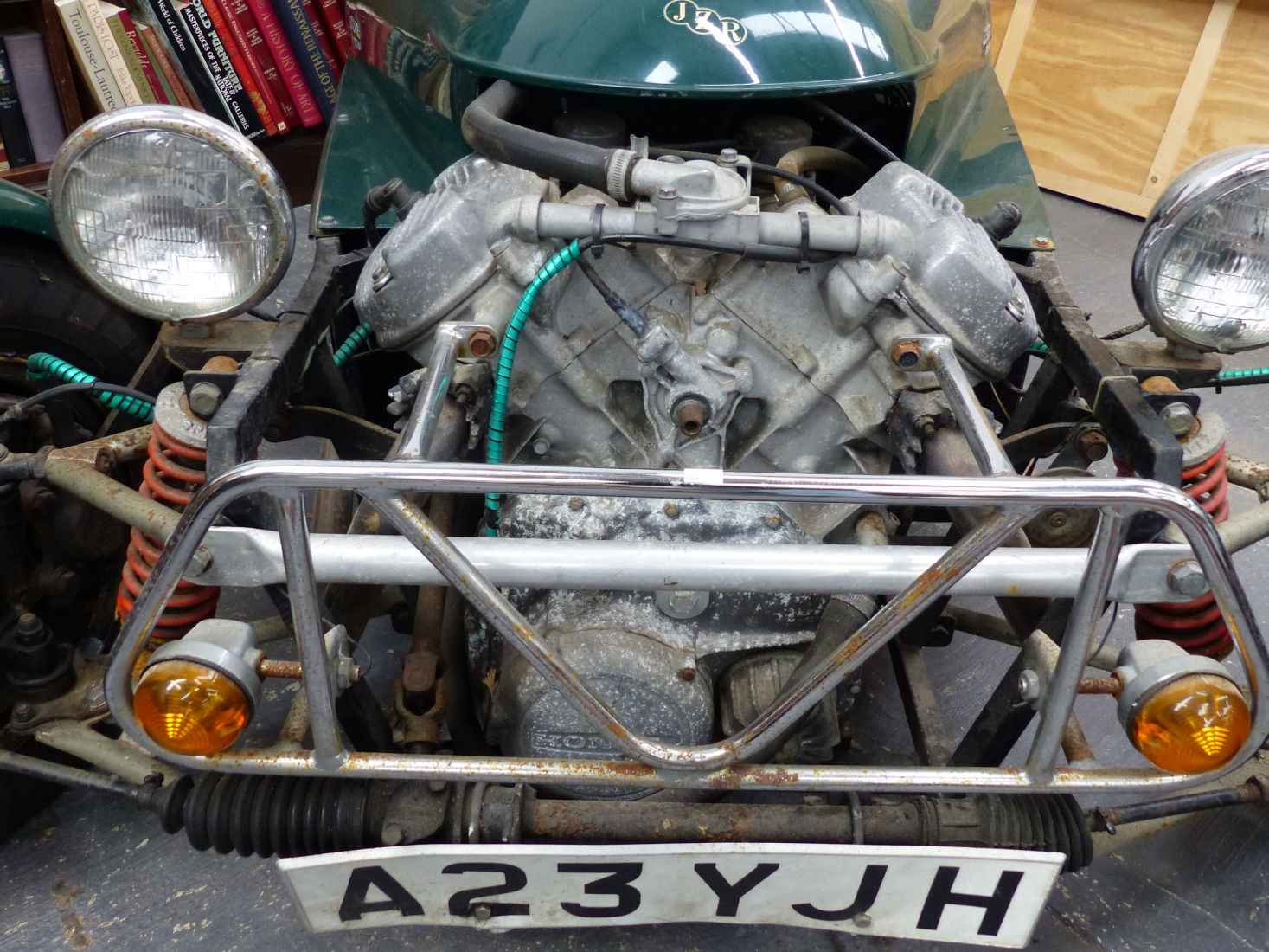 JZR /HONDA THREE WHEELER MORGAN DESIGN KIT CAR.-REGISTRATION NUMBER A23 YJH- FITTED WITH HONDA CX - Image 7 of 41