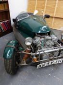 JZR /HONDA THREE WHEELER MORGAN DESIGN KIT CAR.-REGISTRATION NUMBER A23 YJH- FITTED WITH HONDA CX