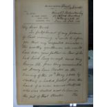 AN 1890 LETTER FROM DR. D H DYTE PENNED IN INK TO HIS UNCLE SAMUEL RUBINSTEIN DESCRIBING HOW DYTES