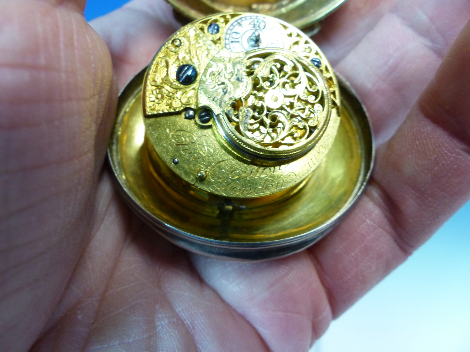 TWO FUSEE POCKET WATCHES IN SILVER CASES, ONE BY WALDFOGEL AND SIEDLER AND THE OTHER BY COULON, - Image 23 of 25