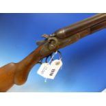 SHOTGUN- CERTIFICATE REQUIRED- UN-NAMED 12G S/S HAMMER GUN SERIAL NUMBER 162203 ( STOCK NO. 3430)