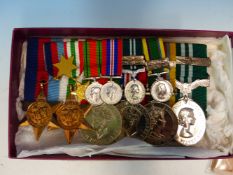 AN RAF GROUP OF MEDALS TO FLT. LT. DJA TODD R.A.F. V.R. TO INCLUDE 39-45 STAR, ITALY STAR, DEFENCE