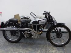 C.1939 NORTON 490CC 16H/ES2 TRIALS MOTORCYCLE COMBINATION REGISTRATION NO.780 UXD FRAME NO. 108360