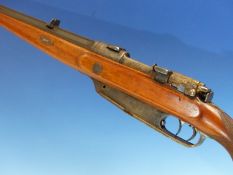 RIFLE- FAC REQUIRED- CARL BRESSEL MANNLICHER 7.8 X 57 BOLT ACTION SPORTING RIFLE WITH DOUBLE SET