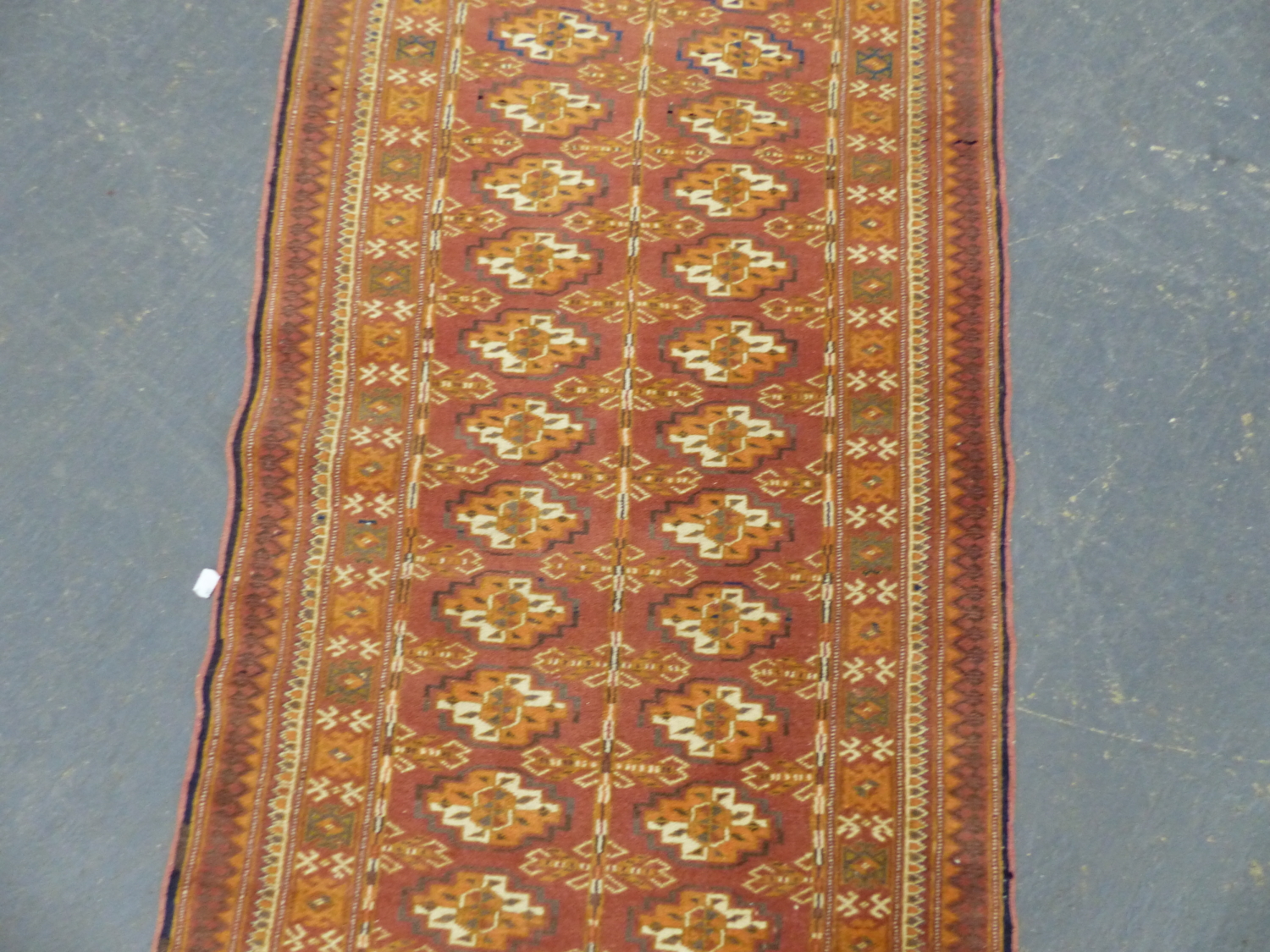 A TEKKE BOKHARA RUNNER. 306 x 75cms. - Image 5 of 7