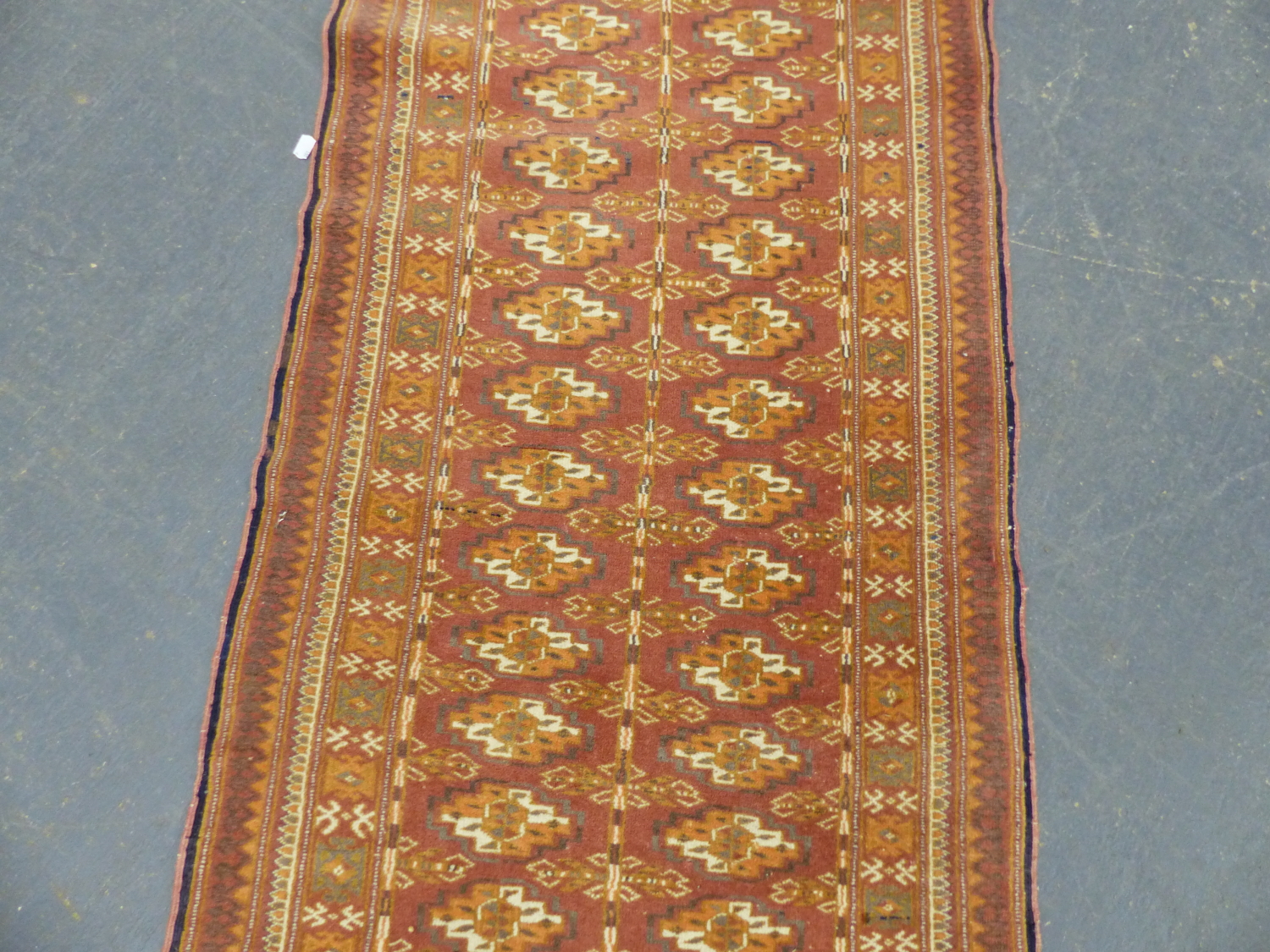 A TEKKE BOKHARA RUNNER. 306 x 75cms. - Image 4 of 7