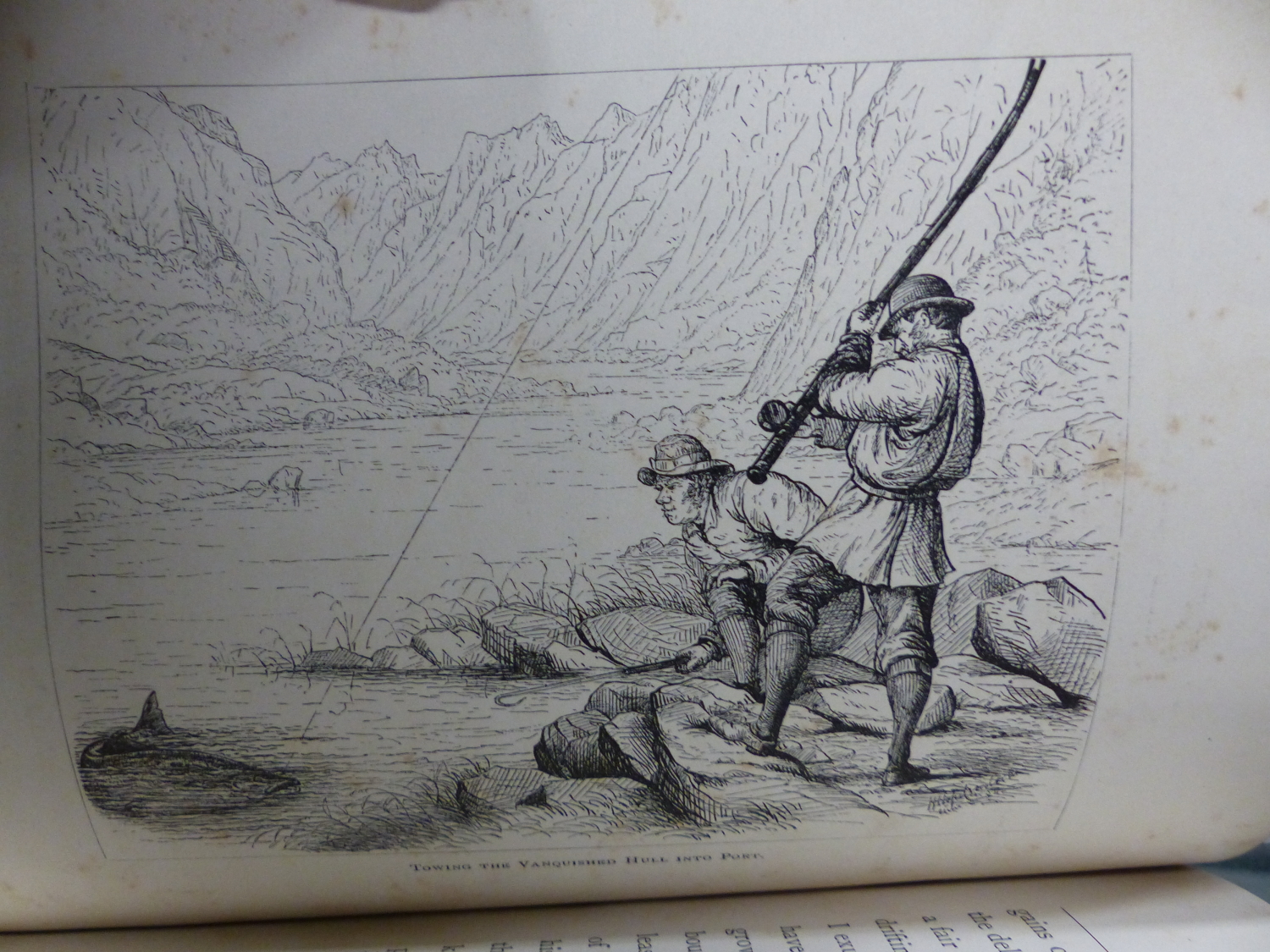 WILLIAM SCROPE. SALMON FISHING, 1843, OCTAVO, BOUND IN GREEN LEATHER AND BROMLEY DAVENPORT, SPORT, - Image 9 of 13